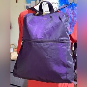 Tumi Purple 2 piece Backpack